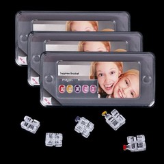 AZDENT Dental Orthodontic Sapphire Ceramic Brackets Braces Roth.022 Hooks 345 US