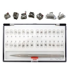 Orthodontic Self Ligating Brackets Metal Damon Q Braces Clear Ceramic Roth MBT