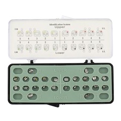 10 Kit Dental Orthodontic Metal Brackets Buccal Tubes 1st Molar Roth 022 345 6-6