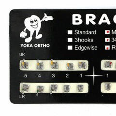 50 Packs 0.022″ Slot with Hooks Mini Roth Orthodontic Brackets, Dental Supply
