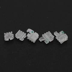 Dental Orthodontic Clear Ceramic Bracket Aesthetic Brace Roth MBT 0.022 345w/h