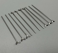0.8/0.9/1.0mm Dental Ball Retainer J Clasp Oblique Clasps Bars Y-Type Scheu 10pc