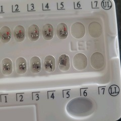 G&H Dental Orthodontic MINI MBT bracket .022, Hooks on 3,4,5
