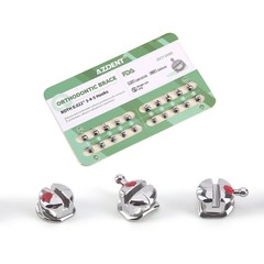 Ortodoncia dental Brackets metálicos tipo Q ROTH/MBT 022 345 Ganchos Esféricos
