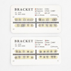 Dental Orthodontic Bracket Brace MIM Monoblock Ultrathin Edgewise 022 345 Hook