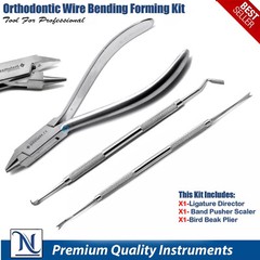 Ortho Bird Beak Wire Bending Forming Plier Ligature Director Scaler Band Pusher