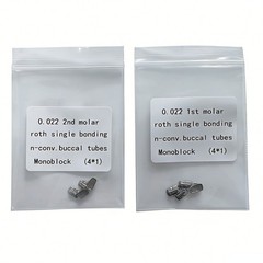 20Packs Dental Orthodontic Buccal Tubes 1st 2nd Molar MBT ROTH 022 Monoblock