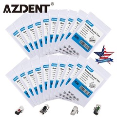 AZDENT FDA Dental Orthodontic Buccal Tubes 1st Molar Roth.022 Bondable Non-conv