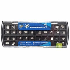 28pcs/set Dental Orthodontic Metal Lingual Brackets Brace Buccal Tubes