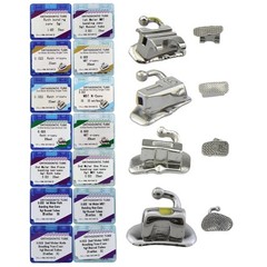 Orthodontic Buccal Tubes Dental 1st 2nd Molar Tube Mono Non-Con Roth MBT 022 018