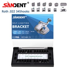20Pcs Dental Orthodontic Self Ligating Bracket Braces 022 W Hooks Mini Brackets