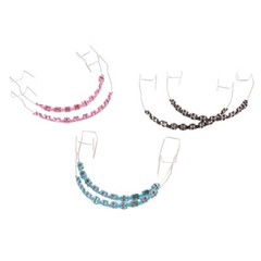 2Pcs Temporary Tooth Decoration Metal Bracket Orthodontic Power Chains Braces US