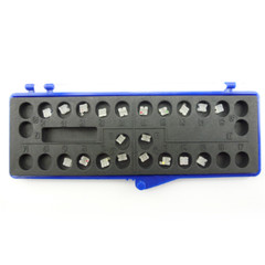 20pcs Clear Ceramic Dental Braces Brackets Roth .022 345 Hooks for Orthodontics