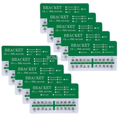 50 Packs Dental Monoblock Metal Bracket Brace Mini MBT 022 345 Hooks 20Pcs/kit