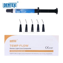 Empaste dental temporal Resina compuesta fotopolimerizable fluida Azul