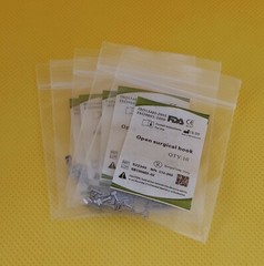 50Pcs Dental Orthodontic Crimpable Hooks Long/Short Type Stainless Steel Wire