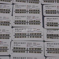 10 Packs Dental Orthodontic Metal Brackets Braces Mini/Standard 018/022Slot Hook