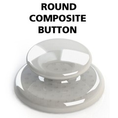 Dental Orthodontic Composite Ceramic Lingual Button Bondable Round Base – 50 PCS