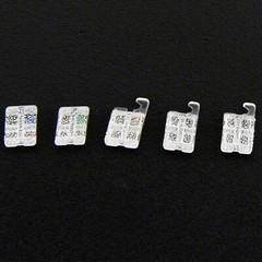 STAR ABSOLUTE Orthodontic Sapphire Brackets Clear Monocystalline Braces Roth MBT