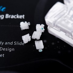 Orthodontic Self Ligating Brackets Ceramic Sapphire brace RothMBT 022”3/345Hook