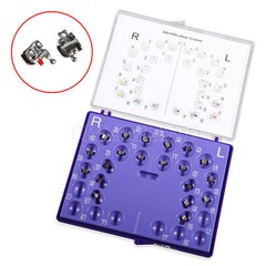 Dental OrthoSelf-ligating Metal Brackets Mini MBT 022″ 3,4,5with movable hook