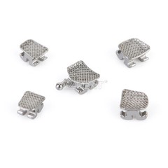AZDENT Dental Ortodontic Bracket Metal Brackets 20Pcs/pack Mini MBT 022 & 3 Hook