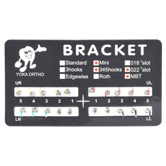 20pcs/pack Dental Orthodontic Brackets Metal Braces Mini-MBT 022 Hooks 3-4-5/3