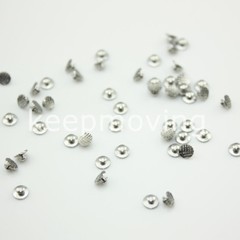 10 Pcs Dental Orthodontic Lingual Buttons Round Base with Mesh Bondable