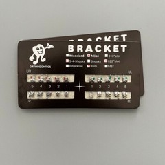 100 Sets Dental Metal Brackets Braces Mini Roth/MBT 022 Slot 345 hooks Mesh Base