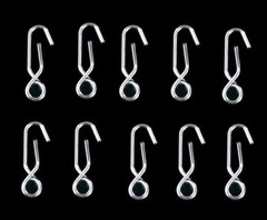 10 Pcs/Bag Dental Orthodontic Separating Spring Self-Locking Separate Band
