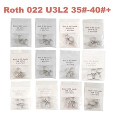 40 Pcs Dental Orthodontic Band & Buccal Tube Molar U3/L2 Conv Roth.022″ 29#-43+#