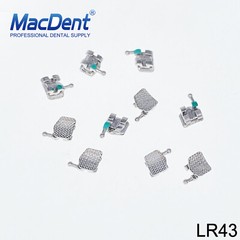 10Pcs MacDent Dental Orthodontic Metal Brackets Mesh Mini Roth 022 Hooks In Bulk