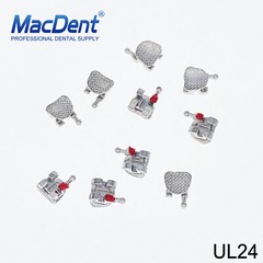 10Pcs MacDent Dental Orthodontic Metal Brackets Mesh Mini Roth 022 Hooks In Bulk