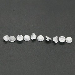 Dental Lingual Button Ceramic Clear Invisable Retainer Aligner Bondable Round