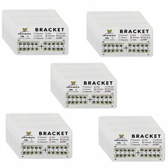 50 packs Dental Orthodontic Metal Braces Bracket Mini MBT 022 Hooks 3-4-5 #1
