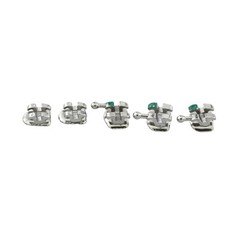 Dental Orthodontic Bracket Metal brace & Buccal Tube MIM Roth MBT 022 345W/H 6-6