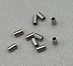 100*Dental Orthodontic Crimpable Mini Stop Crimpable Hook tube Stopper 0.5/0.8mm