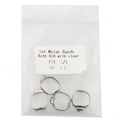 10 Bags Dental Ortho 1st Molar Prewelded Buccal Tube Bands Roth 018 29 to 43+