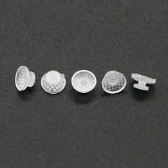 10/pack Dental Orthodontic Ceramic Clear Lingual Button Bondable Round Composite