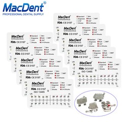 MacDent Dental Orthodontic Brackets Braces Standard Roth .022 Hooks 3-4-5 FDA