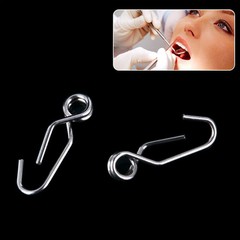 10 Pcs Dental Lab Orthodontic Separating Spring Self-Locking Separate Band 0.5mm