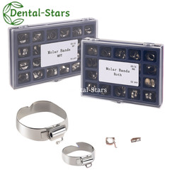 80Pcs Dental Orthodontic 1st Bands Molar with Buccal Tube Roth/MBT 022 16#-35#