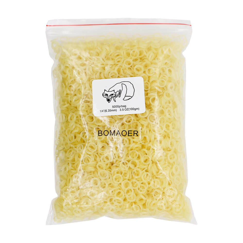 5000pcs/bag One bag Dental orthodontic elastic band size Fox 1/4″ 3.5OZ