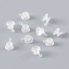 Dental High Quality Ortho Composite Clear Ceramic Lingual Button Round With Hook