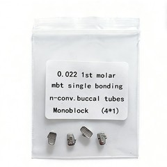 30Packs Dental Buccal Tube 1st Edgewise .022 Molar Bondable No-cov Orthodontic