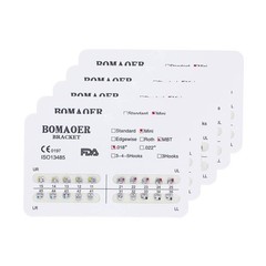 5 Packs Dental Orthodontic Metal Bracket Brace Mini MBT 018 No Hook 20PCS/Pack