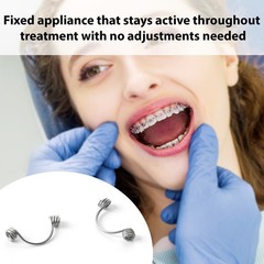 10Pcs/Bag Dental Orthodontic Tooth Torque Spring 16*22/17*25/18*25/19*25 Medium