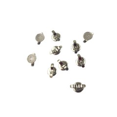 10Pc Dental Orthodontic Lingual Buttons with Hook Orthodont Materiales Mesh Base