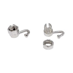 Dental Orthodontic Crimpable Hook Torque Spring Lingual Buttons Long Short Stop