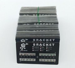 100Sets Dental Orthodontic Metal Brackets Mini Roth 022 Slot 345 hooks Mesh Base